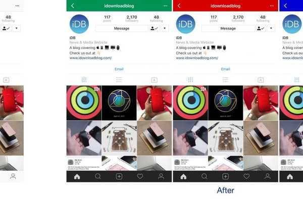 Colorir a interface do usuário do seu aplicativo Instagram com InstagramUICustomizer