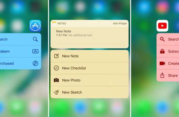 Colorisez les menus d'action rapide de votre iPhone avec SB3DTouchColor