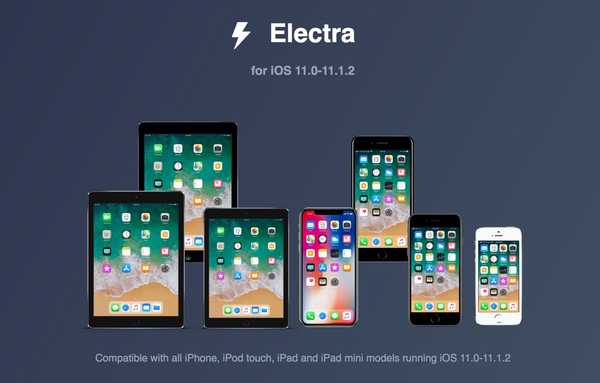 CoolStar met à jour l'outil de jailbreak Electra iOS 11.0-11.1.2 en version bêta 8-2 avec des corrections de bugs