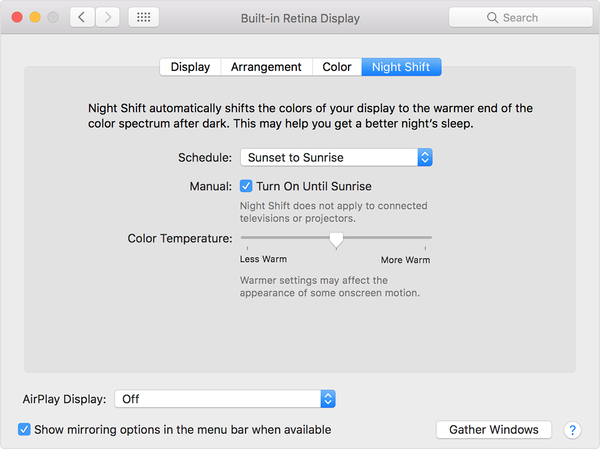 Votre Mac prend-il en charge Night Shift?