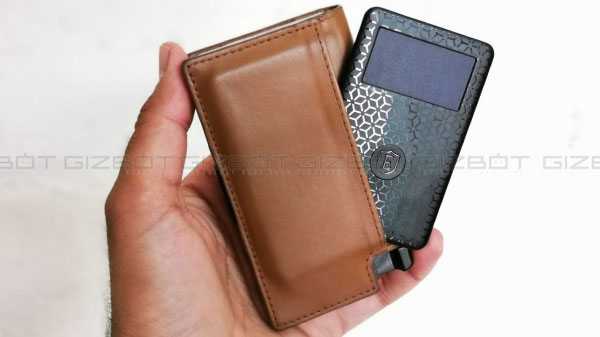 Ekster 3.0 smart lommebok stemmeaktivert solcelledrevet smart lommebok for årtusener