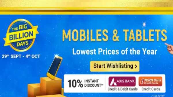 Flipkart Big Billion Days Preview offre un elenco di smartphone con sconti