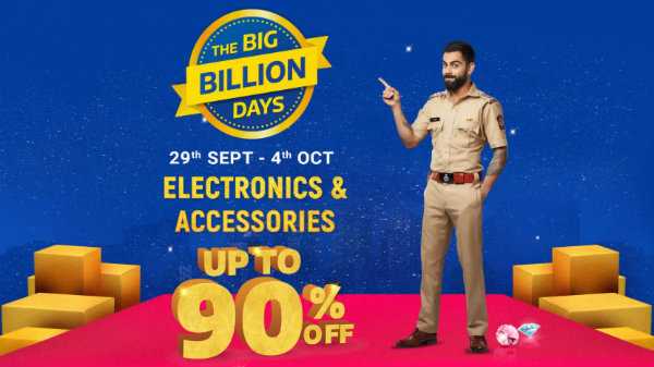 Flipkart Big Billion Days Sale Aantrekkelijke aanbiedingen voor elektronica en accessoires