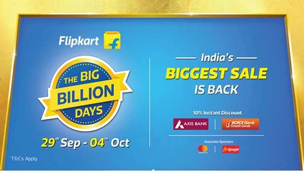 Flipkart Big Billion Days Vendita One-Stop Destinazione per acquistare smartphone in questa stagione