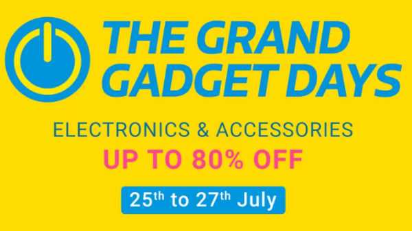 Flipkart Grand Day Sale - Ganhe descontos em laptops, fones de ouvido, câmeras e muito mais