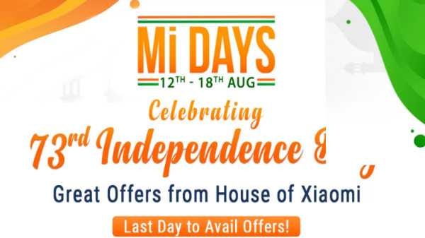 Flipkart Mi Days Sale (12 a 18 de agosto) - Ofertas irresistíveis para smartphones Xiaomi