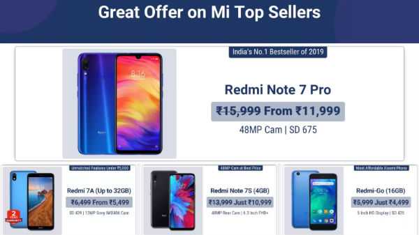 Flipkart biedt lucratieve kortingen op Xiaomi-smartphones