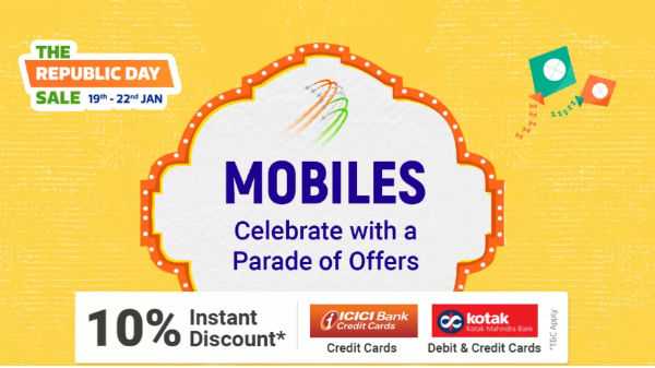 Ofertas y descuentos de Flipkart Republic Day Sale 2020 en Samsung, Apple, Nokia, Xiaomi y más