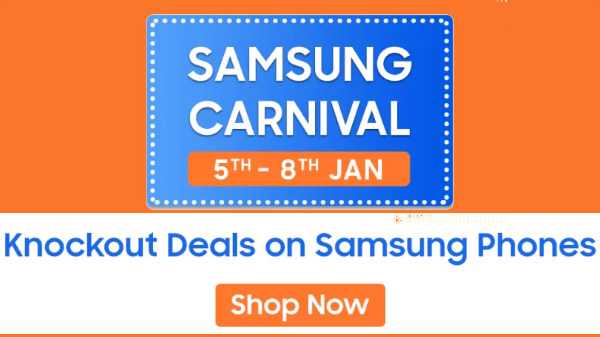 As ofertas do Flipkart Samsung Carnival farão você querer comprar um Samsung Upgrade Your Smartphone