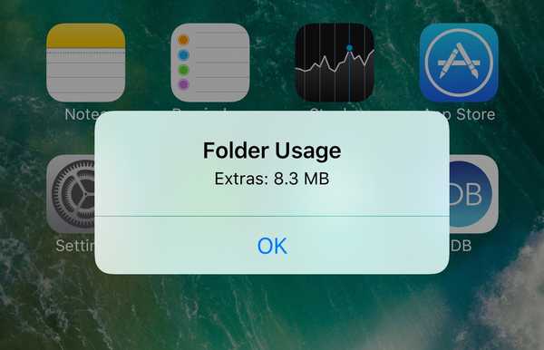 FolderUsage mostra quanto spazio di archiviazione viene utilizzato dalle app all'interno delle cartelle