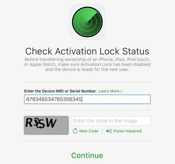 Untuk alasan yang tidak diketahui, Apple menghapus alat web Kunci Aktivasi anti-pencurian