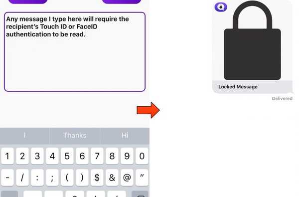 Erzwingen Sie die Authentifizierung von Ihrem iMessage-Empfänger mit MsgL0ck