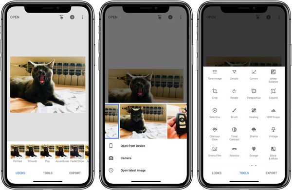 Google finalmente actualiza su editor de fotos Snapseed con soporte para iPhone X