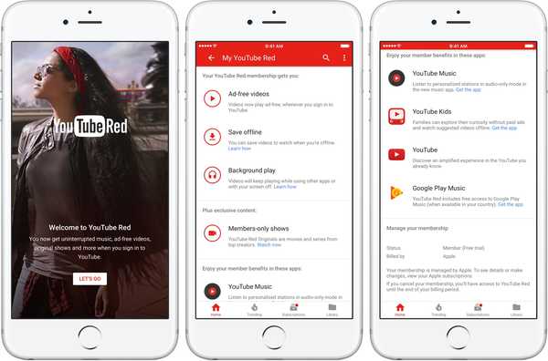 Google for å kombinere YouTube Red og Play Music til ny abonnementstjeneste