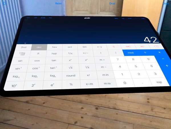 Voici l'application de calcul scientifique primée PCalc en réalité augmentée, pourquoi pas?