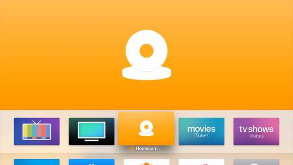 L'application Homecam pour visualiser les caméras HomeKit sur Apple TV reçoit une mise à jour