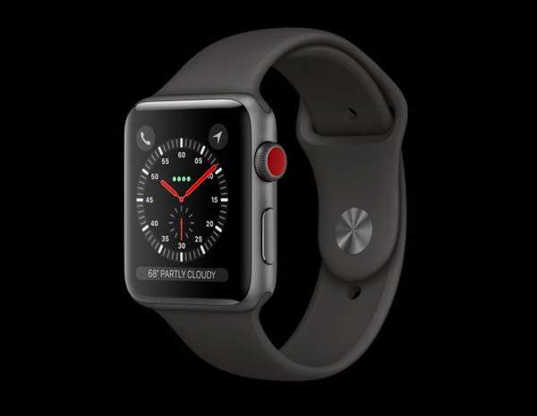 Comparaison des caractéristiques techniques de l'Apple Watch Series 3 avec la Series 2