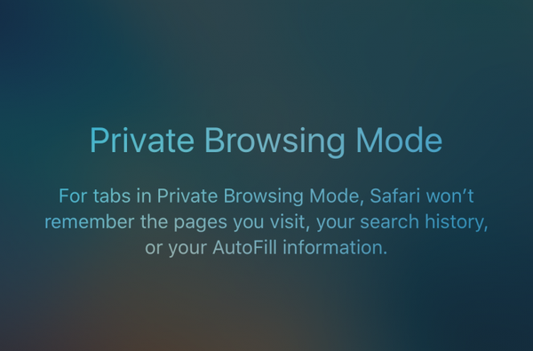 Comment toujours ouvrir Safari dans une fenêtre privée