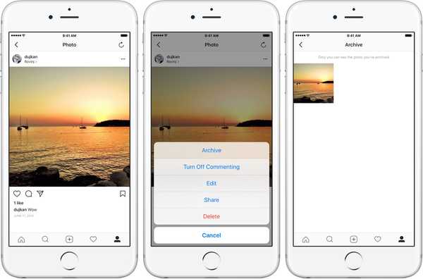 Cum arhivează postările Instagram, astfel încât nimeni să nu le poată vedea pe profilul tău