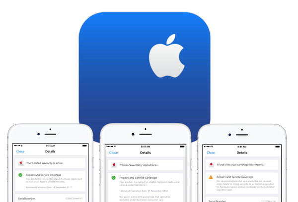 Cara memeriksa status garansi perangkat Anda dengan aplikasi Dukungan Apple