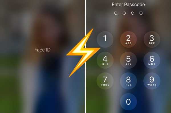 Hur du snabbt visar lösenordsknappsatsen på iPhone X