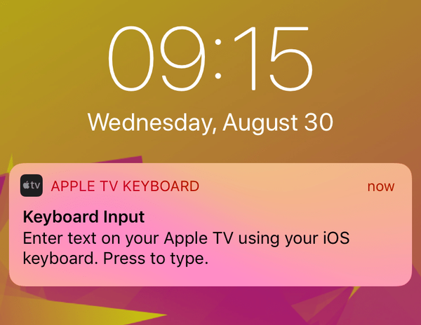 Cara menghentikan keyboard jarak jauh Apple TV agar muncul di iPhone atau iPad Anda