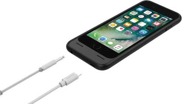 La funda OX de Incipio te permite cargar tu iPhone 7 y escuchar música simultáneamente