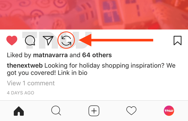 O Instagram está testando o botão Regram, pesquisa GIF, sugestões de emojis, programa beta para iOS e muito mais