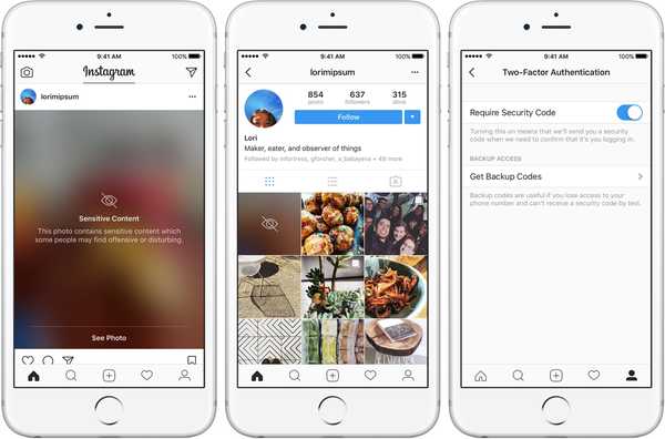 Instagram enthüllt unscharfe Posts. Die Zwei-Faktor-Authentifizierung ist jetzt für alle verfügbar