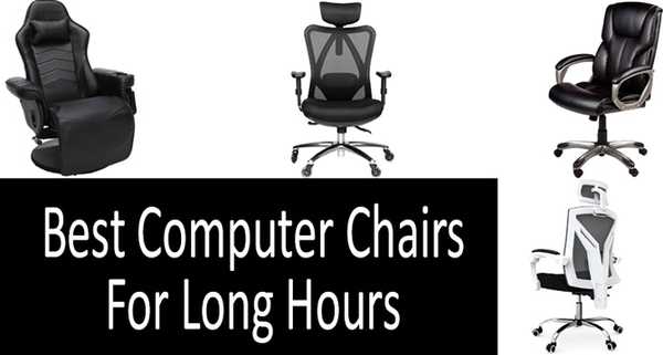 Investigation Meilleure chaise d'ordinateur pour de longues heures