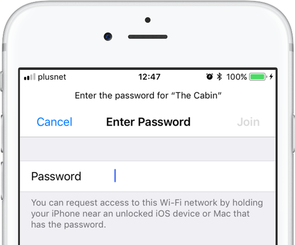 iOS 11 gjør det til å dele Wi-Fi-passordet ditt med enheter i nærheten
