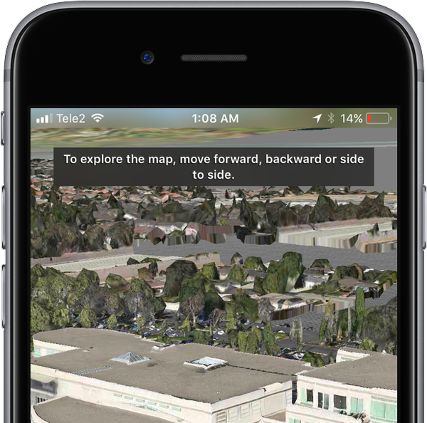 iOS 11 Maps tiene un modo de realidad virtual genial que te permite moverte caminando