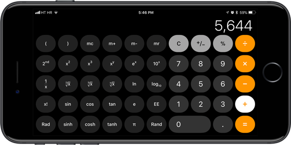 iOS 11.3 ger tillbaka fade animationer i Calculator-appen