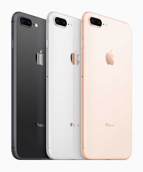 Tekniske spesifikasjoner for iPhone 8 og iPhone 8 Plus