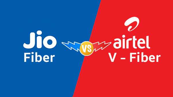 Jio Fiber Rs. 699 Plano vs Airtel V-fibra Rs. 799 Benefícios, validade e muito mais dos dados planejados