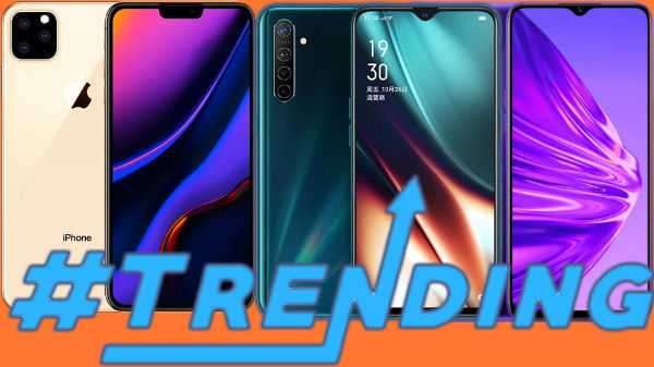 Förra veckan Topp Mest trendande smarttelefoner Realme X2 Pro, Oppo K5, Apple iPhone 11 Pro Max och mer