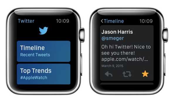 L'ultimo aggiornamento di Twitter per iOS rimuove l'app Apple Watch