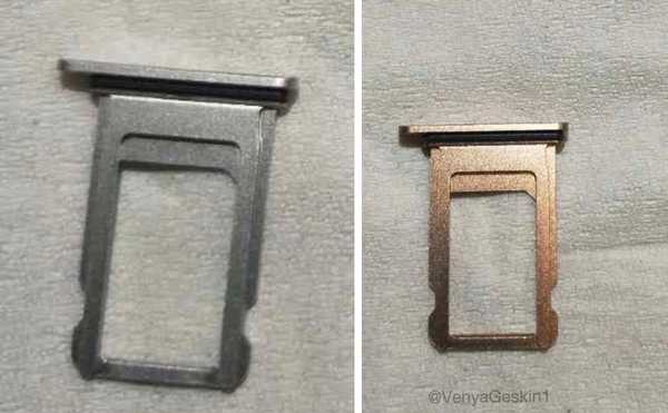 Gelekte SIM-trays bevestigen nieuwe Blush Gold colorway voor iPhone 8