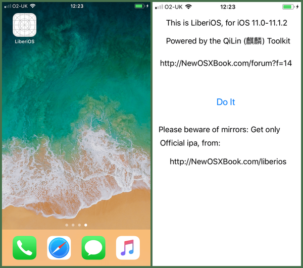 A ferramenta jailbreak do LiberiOS para iOS 11.0-11.1.2 recebe uma atualização, mas ainda não o Cydia