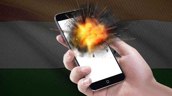 Incidente mobile în explozie care au avut loc în India în 2019