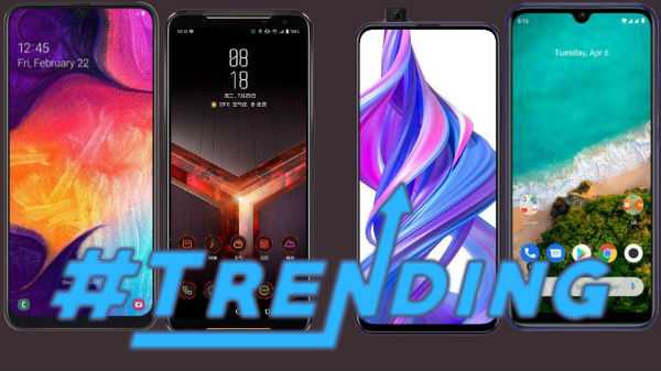 Meest populaire smartphones van vorige week - Galaxy A50, Xiaomi Mi A3, Asus ROG Phone II en meer