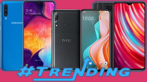 Die beliebtesten Smartphones der letzten Woche HTC Desire 19s, Realme 5 Pro, Realme X2 Pro und mehr