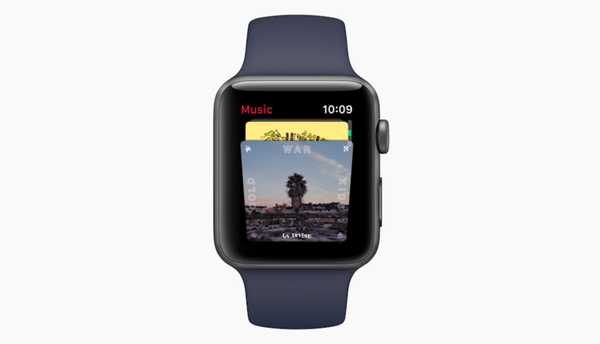 L'app Music subisce una riprogettazione importante in watchOS 4