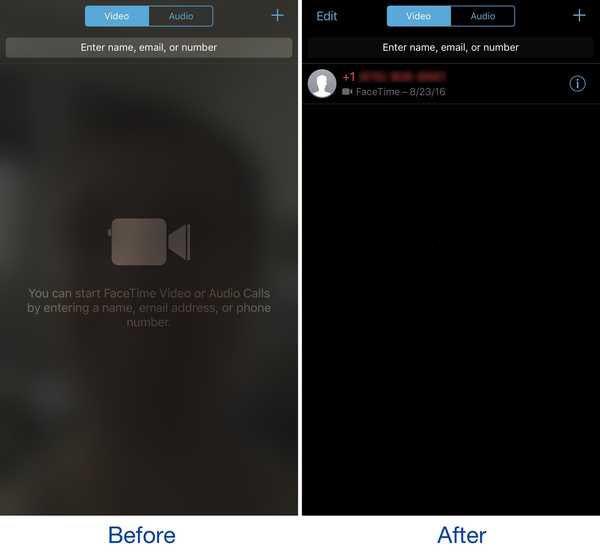 NoBlurFrontCamera inaktiverar den suddiga kameraeffekten i FaceTime-appen