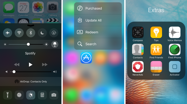 Noctis9 ajoute un mode sombre à de nombreuses interfaces transparentes dans iOS