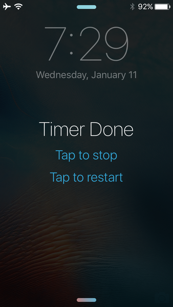 OnceMore vous permet de répéter les minuteries iPhone directement depuis l'écran de verrouillage