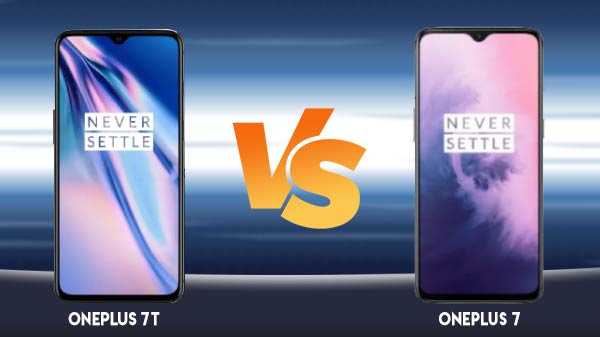 OnePlus 7T vs OnePlus 7 Mulige oppgraderinger sammenlignet