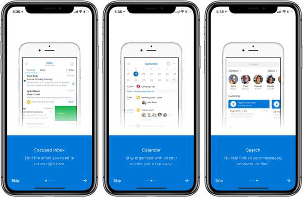 Outlook für iOS bietet neue Suchfunktionen und Filter, eine vereinfachte Navigationsleiste und weitere Vorteile
