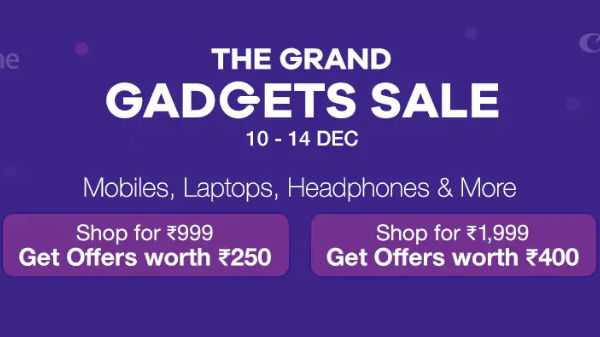 Paytm Mall 'The Grand Gadget Sale' Descontos em aparelhos da JBL, Sony, Motorola e outras marcas