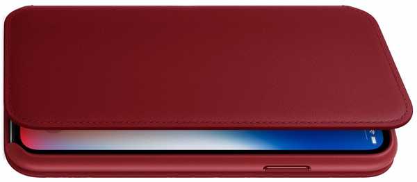 (PRODUKT) RED Leather Folio for iPhone X tilgjengelig fra 10. april